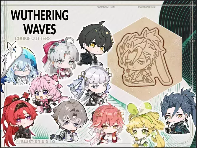 Wuthering Waves Cookie Cutters 