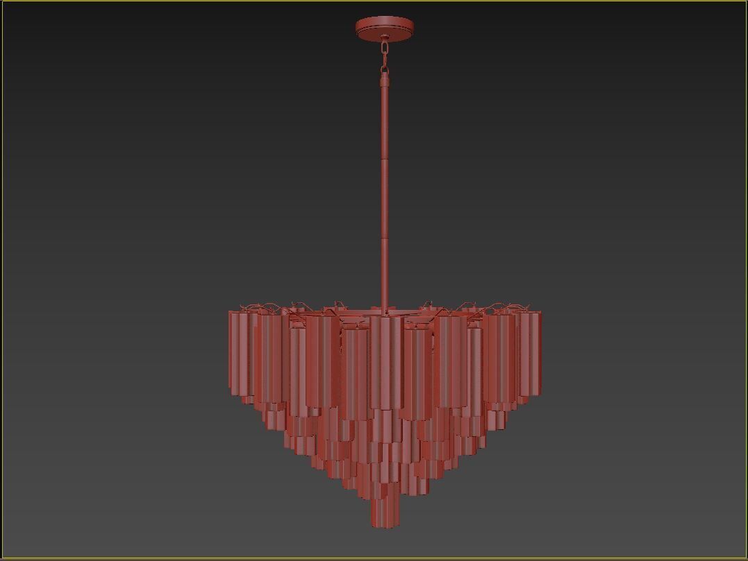 Addis 16 Light Chandelier 3D model_5