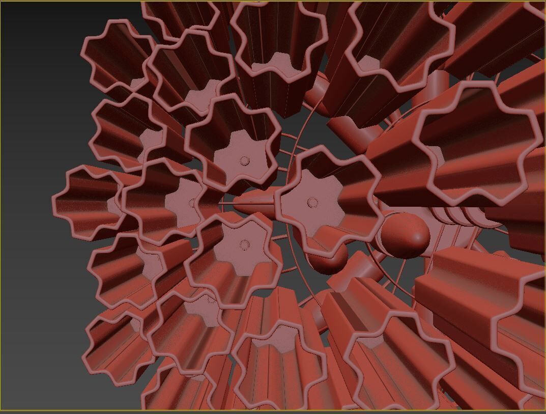 Addis 16 Light Chandelier 3D model_9