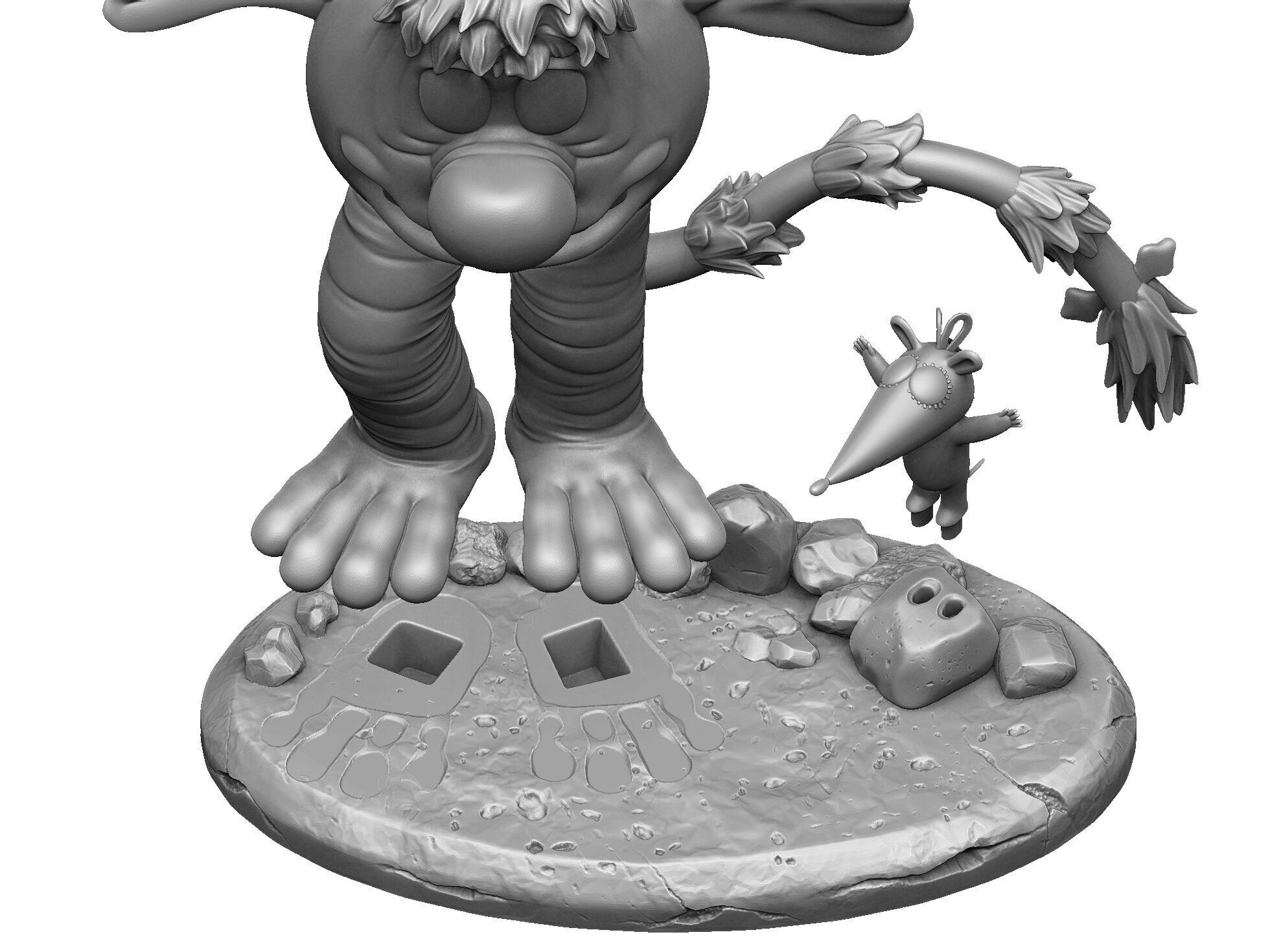 Bambre for 3D printing STL 3D print model_2