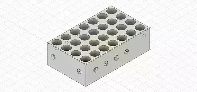 Battery Holder AA 3D print model