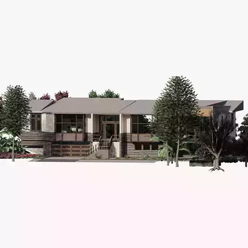 Beatiful nature house