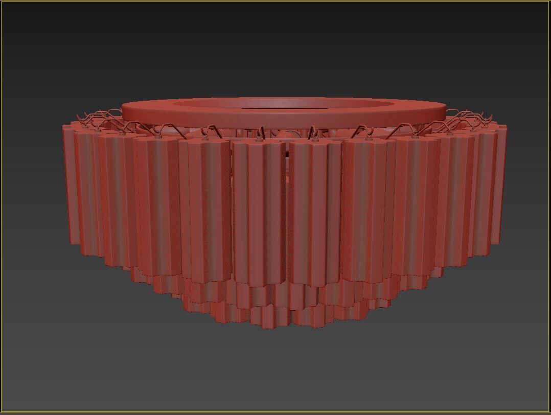 Addis 16 Light Flush 3D model_2