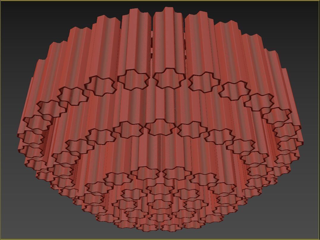 Addis 16 Light Flush 3D model_3