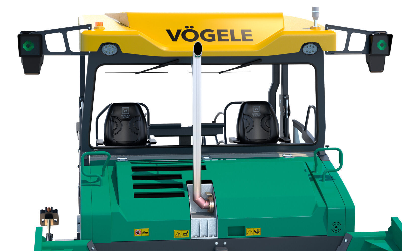 Asphalt Paver Vogele Super 1800 5i PBR 3D model_16
