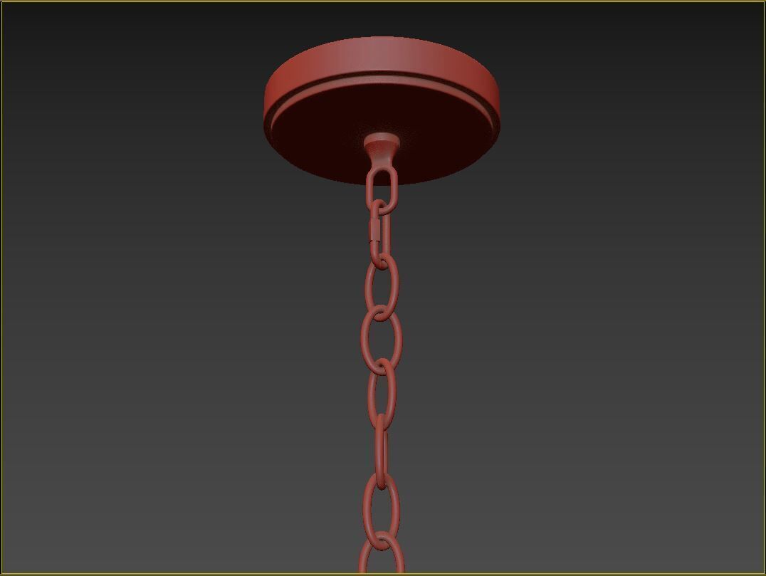 Addis 20 Light Chandelier 3D model_13