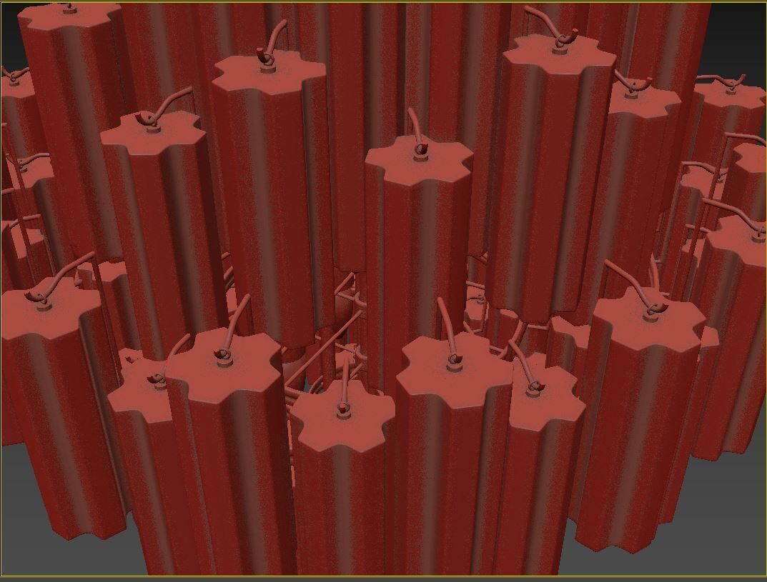 Addis 20 Light Chandelier 3D model_9