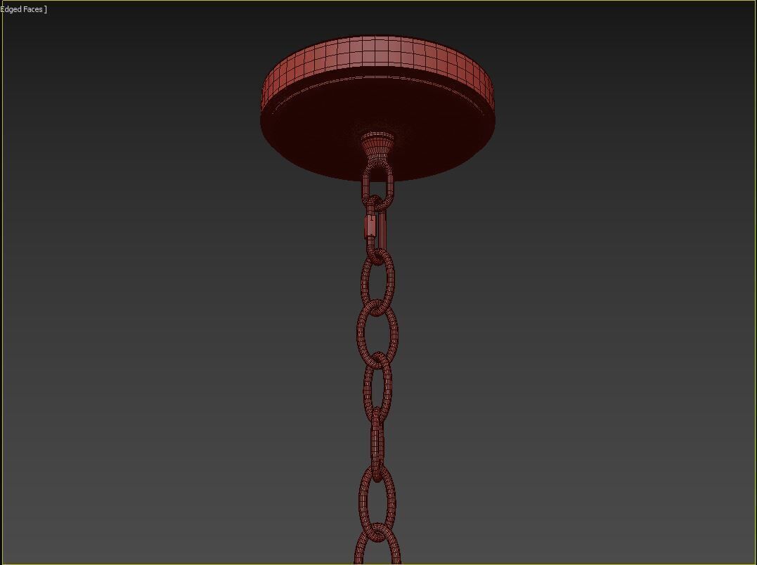 Addis 20 Light Chandelier 3D model_12