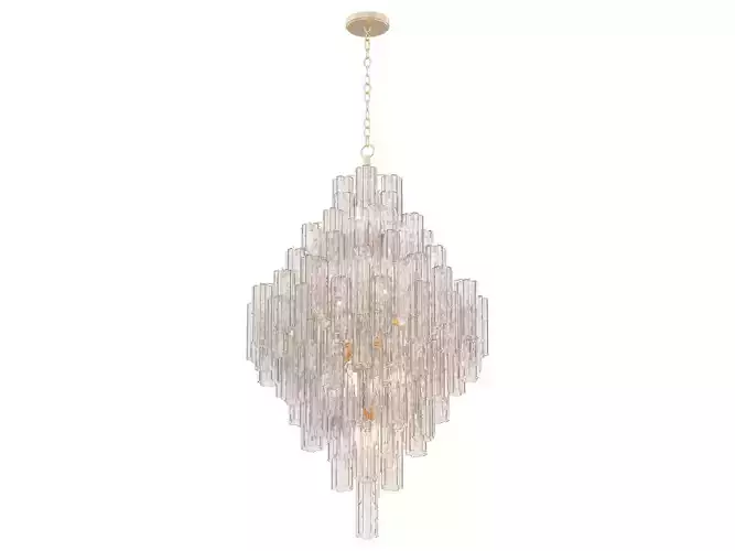 Addis 20 Light Chandelier 3D model