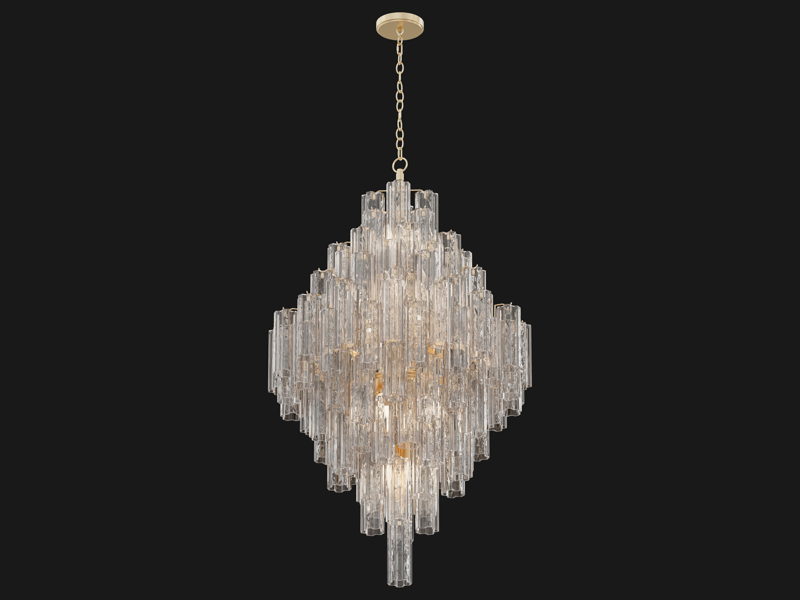 Addis 20 Light Chandelier 3D model_2