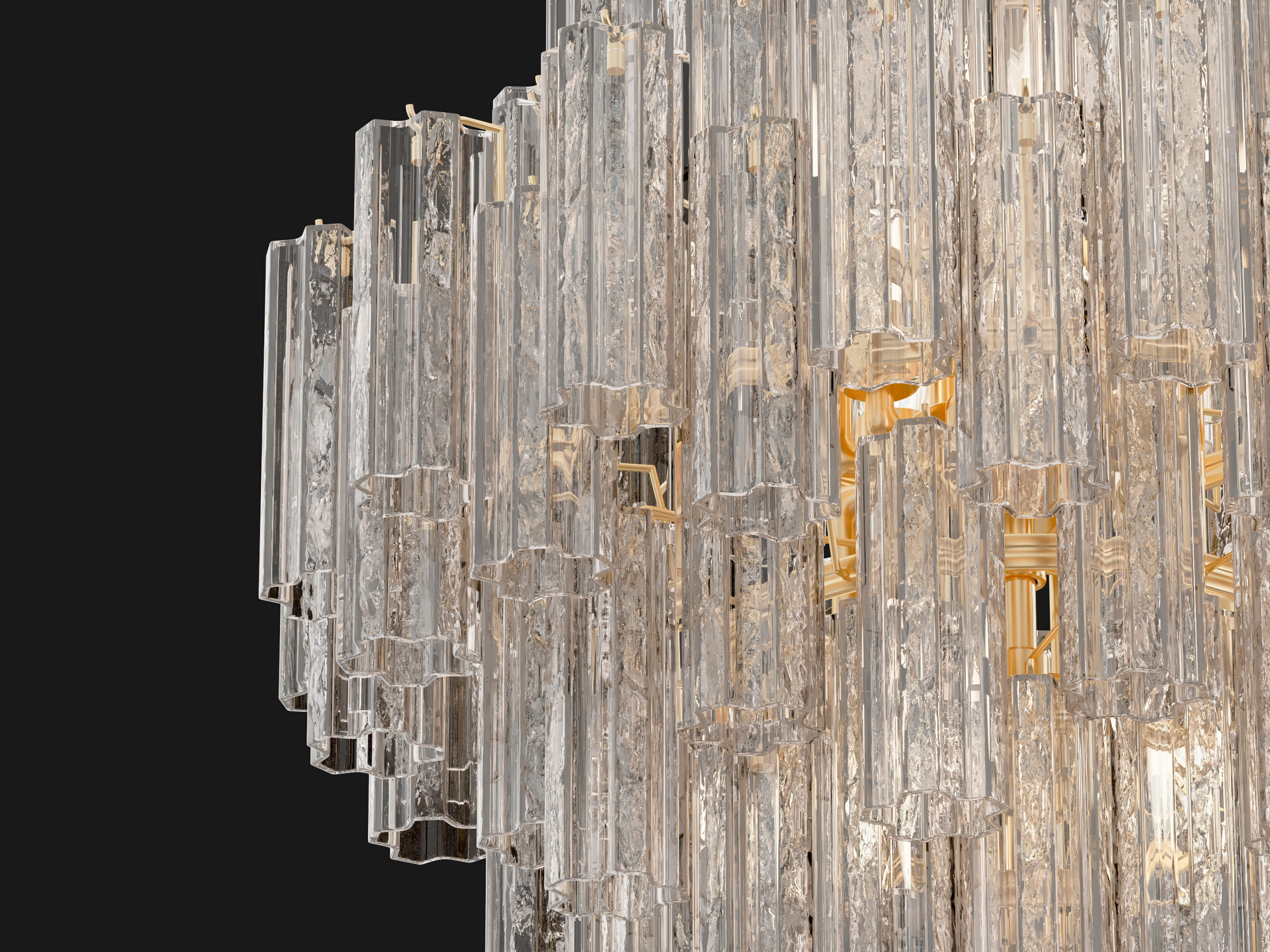 Addis 20 Light Chandelier 3D model_1