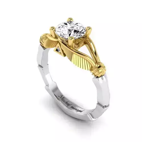 harry potter golden snitch ring  3D print model