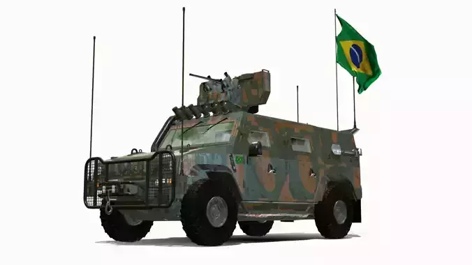 VBMT-LSR 4X4 GUAICURU BR Low-poly 3D model