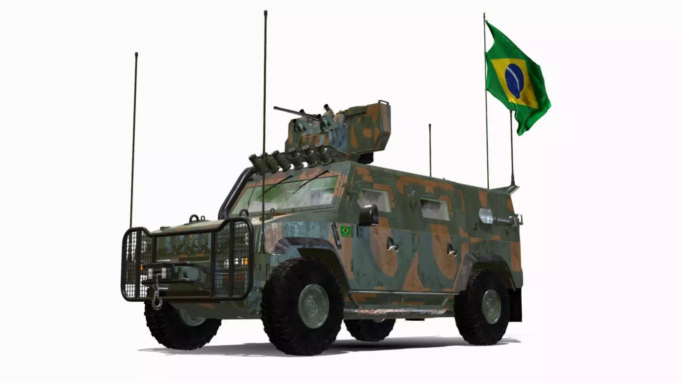 VBMT-LSR 4X4 GUAICURU BR Low-poly 3D model