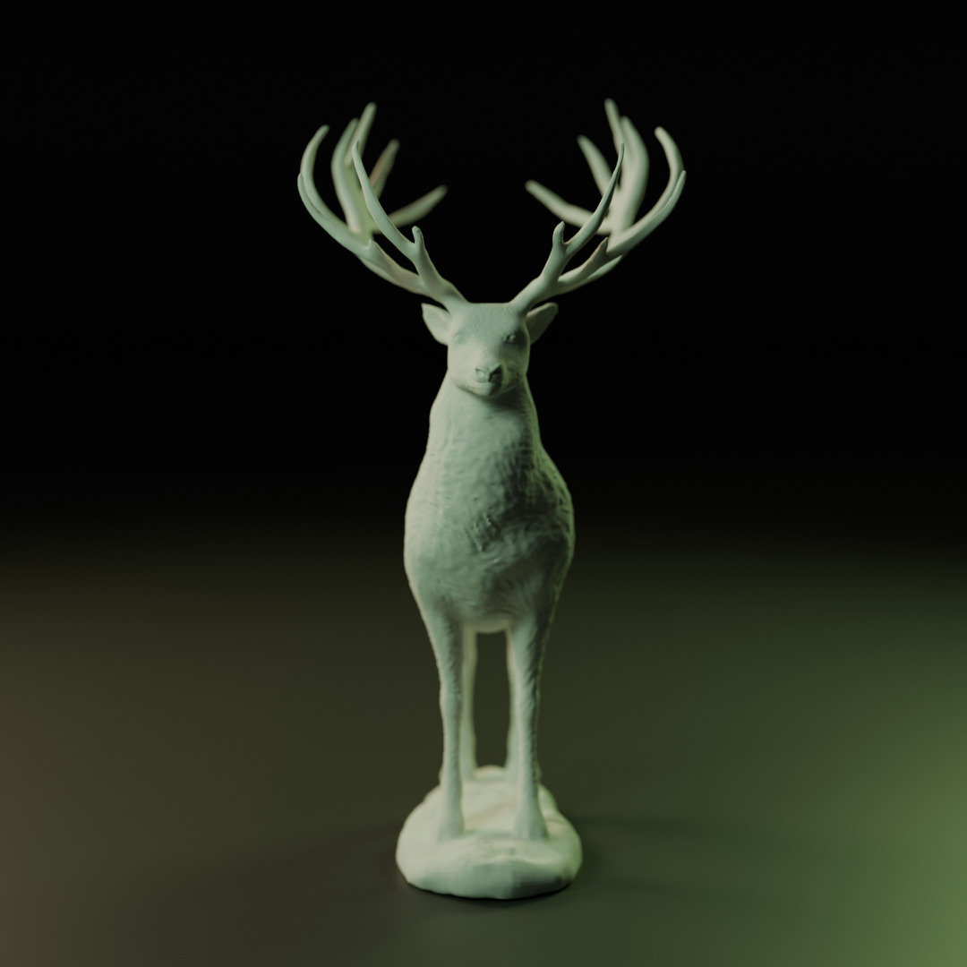 young deer 3D print model_1