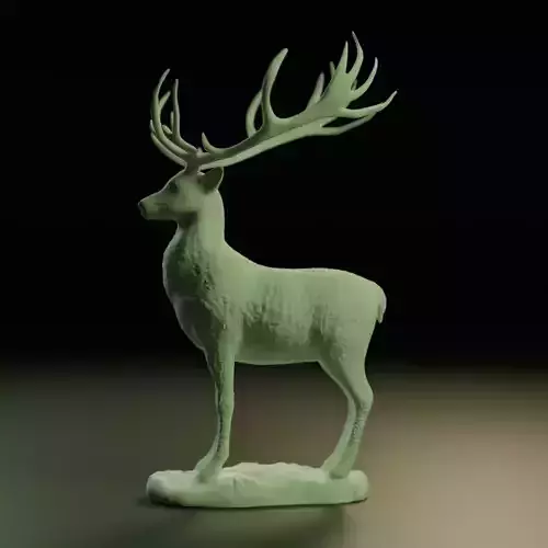 young deer 3D print model