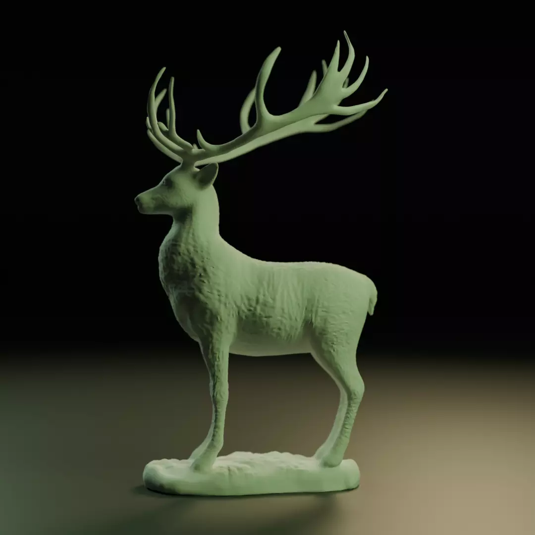 young deer 3D print model_0