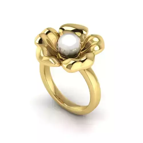 Pearl Flower Ring