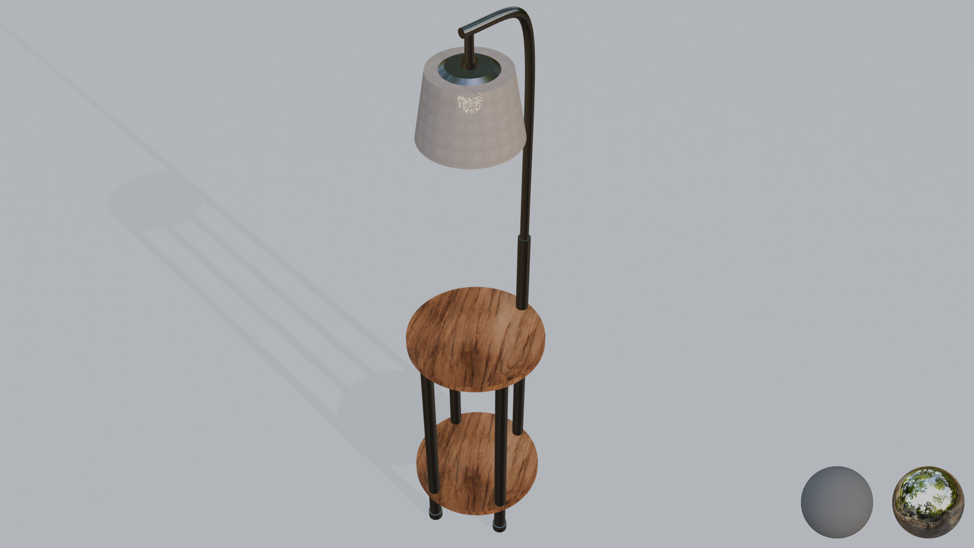 Night Table 3D model_5