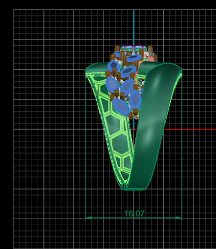 jewelry ring 228 3D print model_3