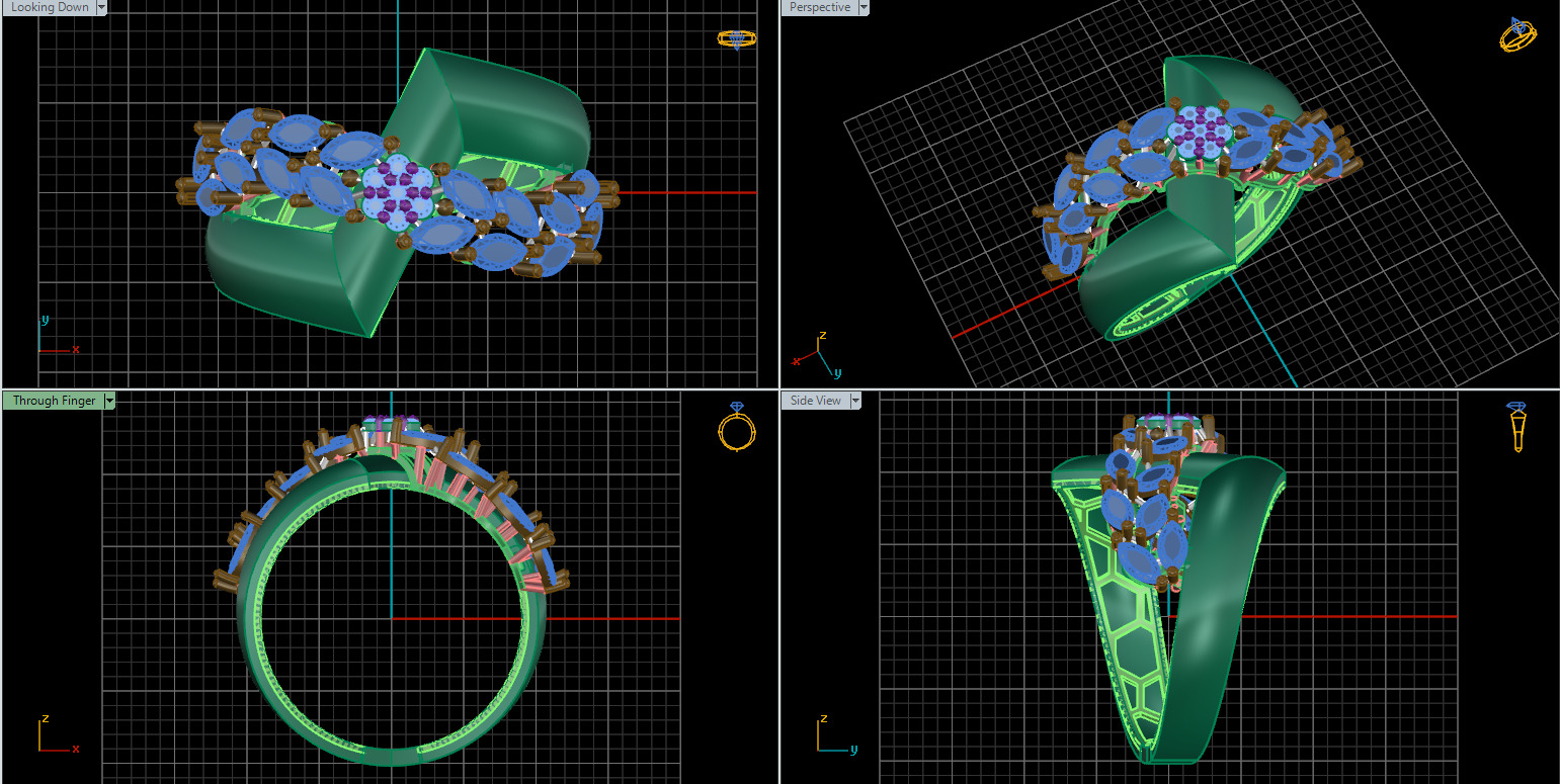 jewelry ring 228 3D print model_1