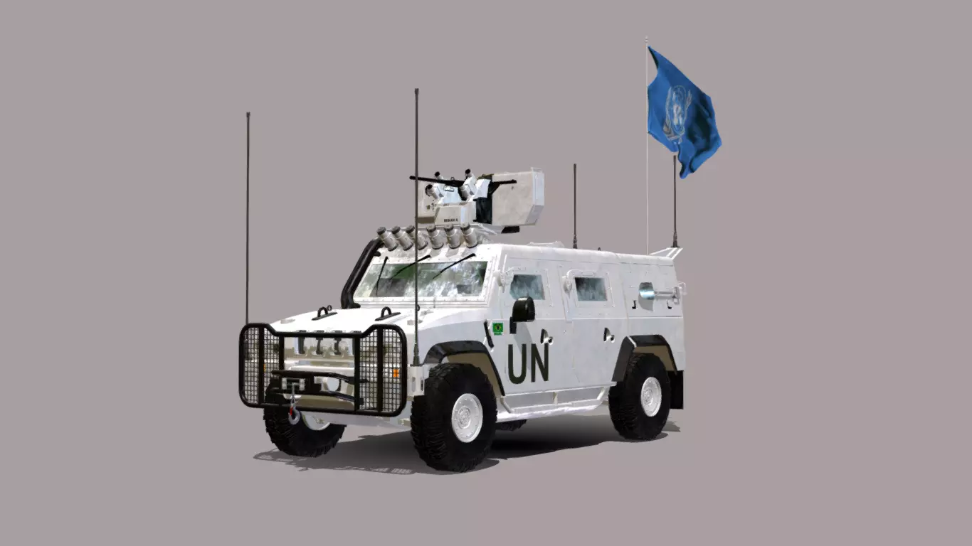 VBMT-LSR 4X4 GUAICURU UN Low-poly 3D model