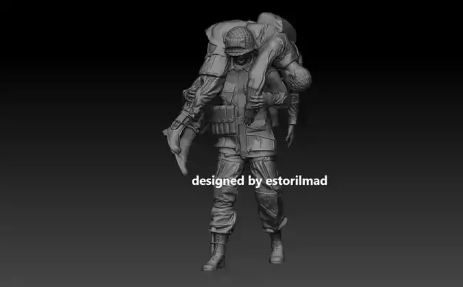 WW2 PARACAIDISTA AMERICANO RESCATE