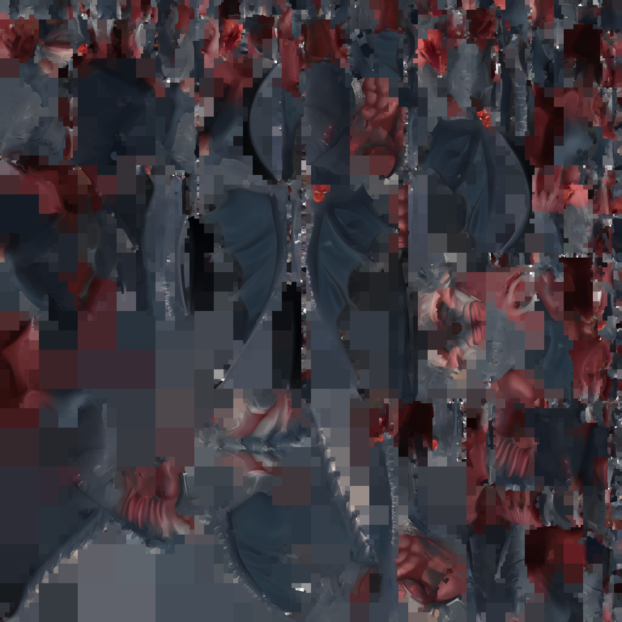 Monster 3d game and Print Charakter Low-poly 3D model_5