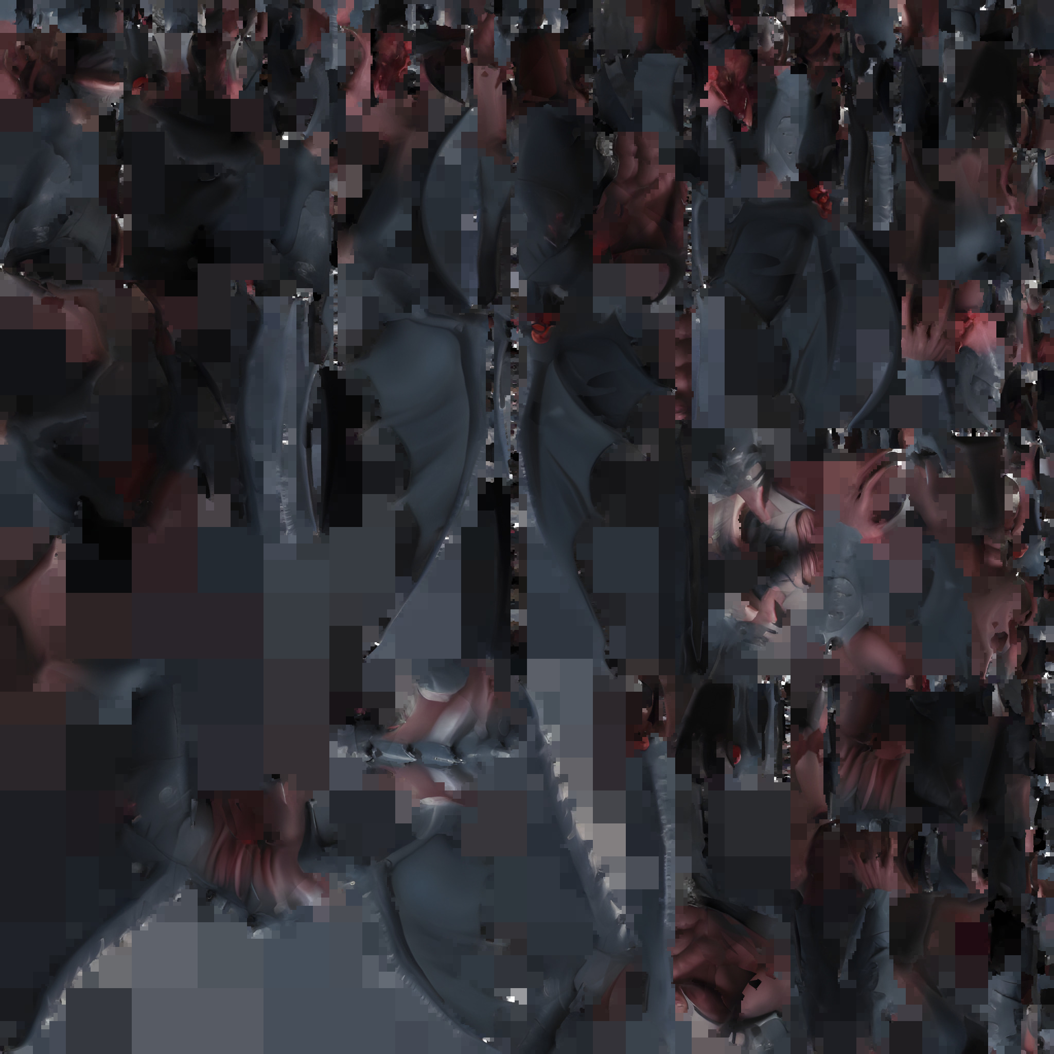 Monster 3d game and Print Charakter Low-poly 3D model_4