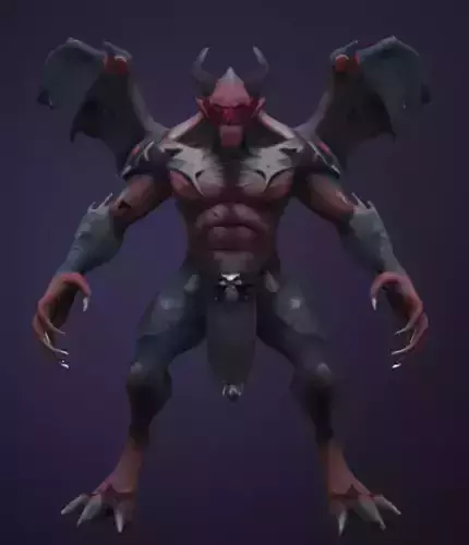 Monster 3d game and Print Charakter