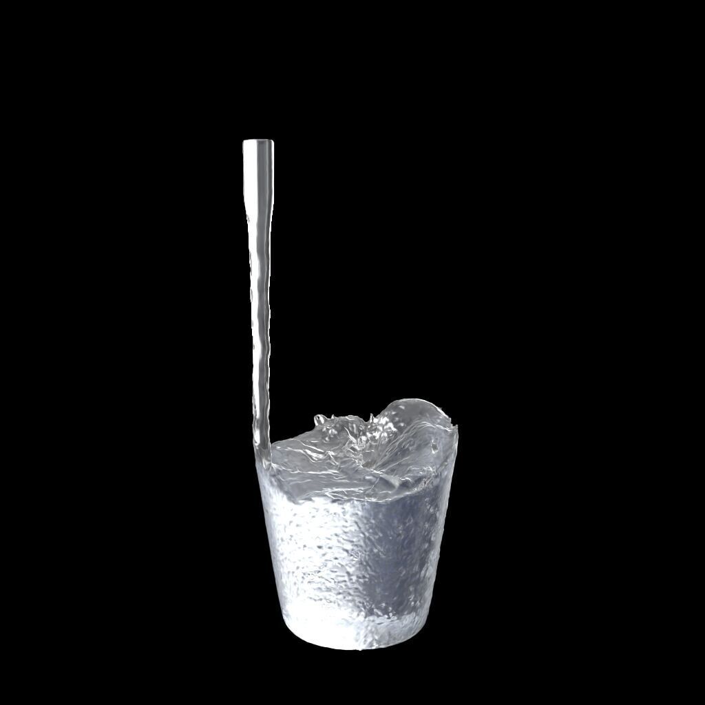 Water Pouring - Liquid Pouring - Simulated 3D model_19