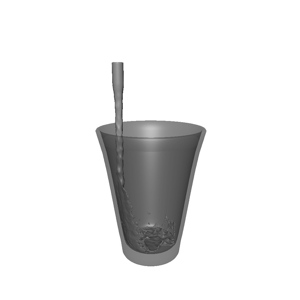 Water Pouring - Liquid Pouring - Simulated 3D model_46