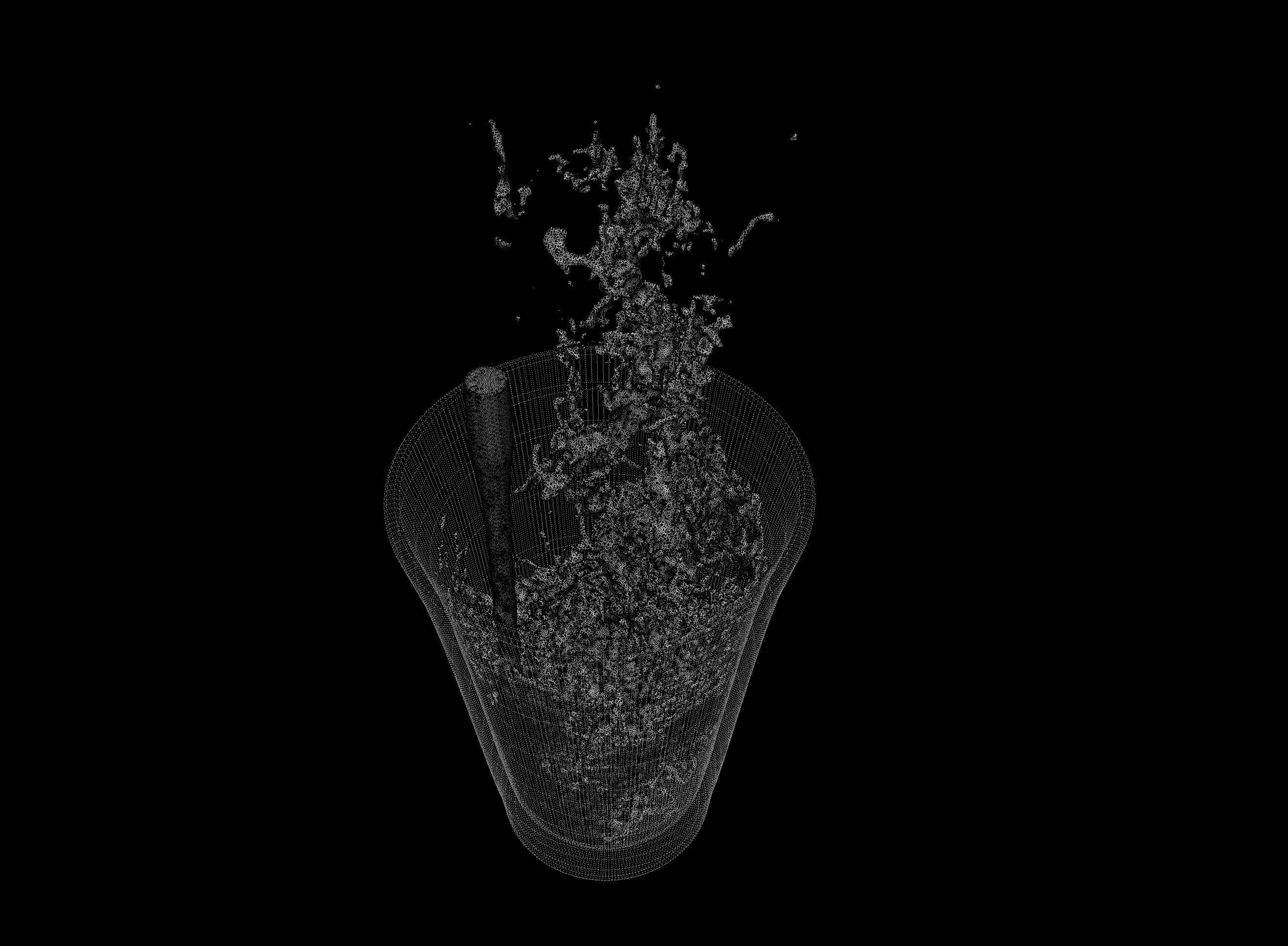 Water Pouring - Liquid Pouring - Simulated 3D model_3