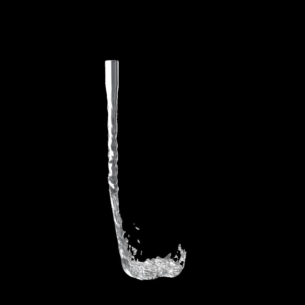 Water Pouring - Liquid Pouring - Simulated 3D model_32