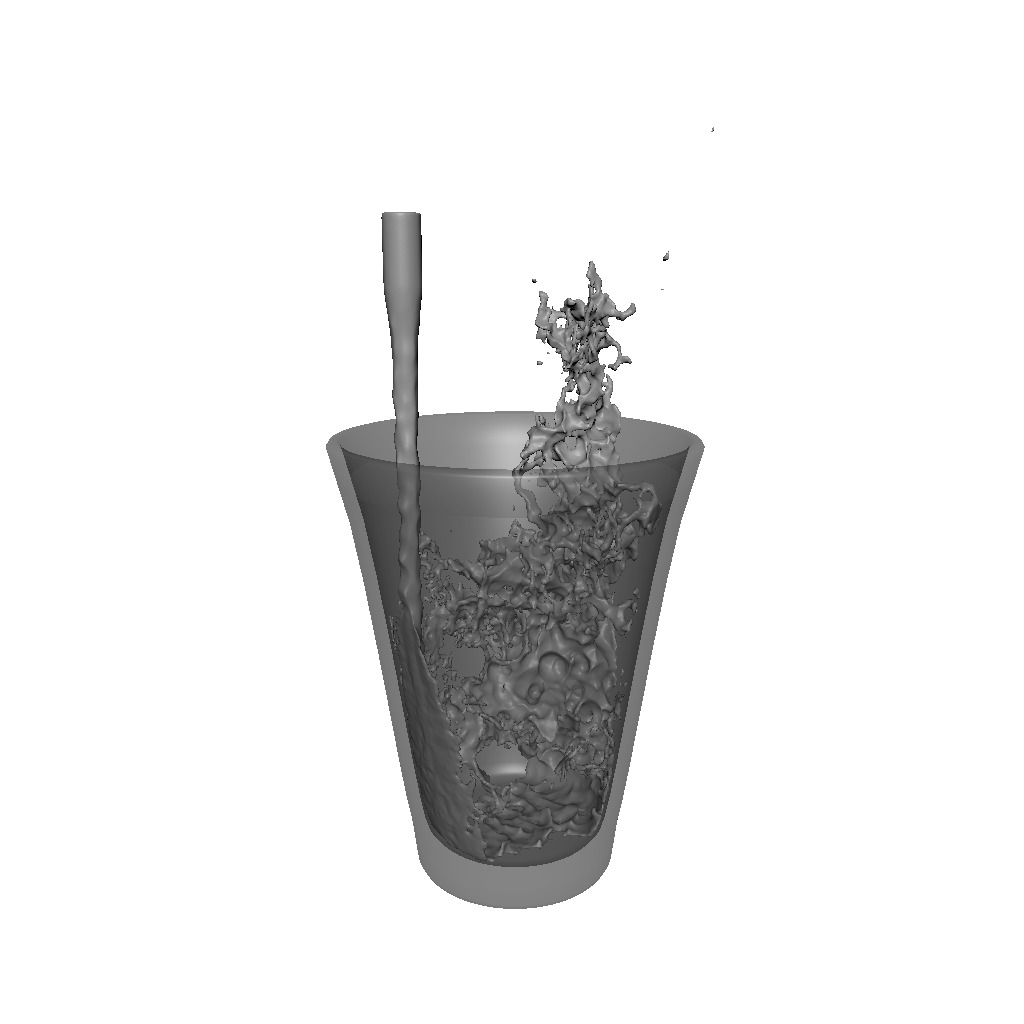 Water Pouring - Liquid Pouring - Simulated 3D model_47