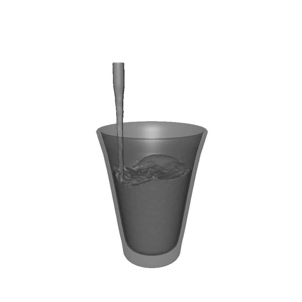 Water Pouring - Liquid Pouring - Simulated 3D model_45