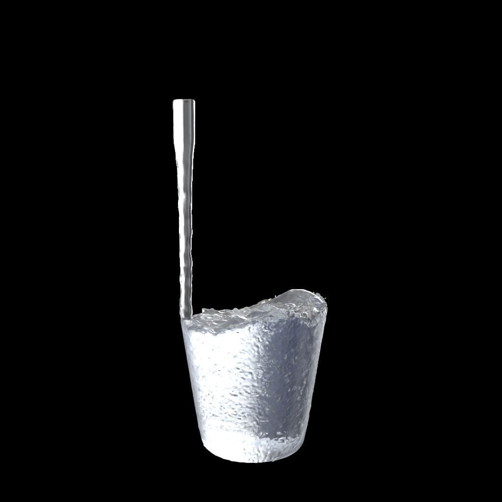 Water Pouring - Liquid Pouring - Simulated 3D model_12