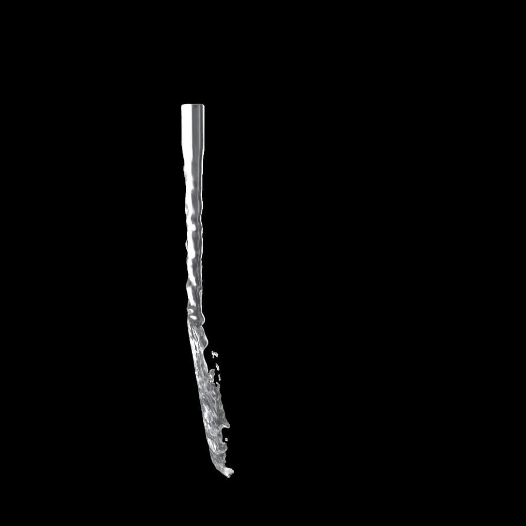 Water Pouring - Liquid Pouring - Simulated 3D model_16