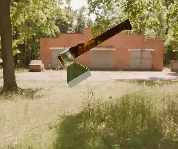 Scandinavian Axe Low-poly 3D model