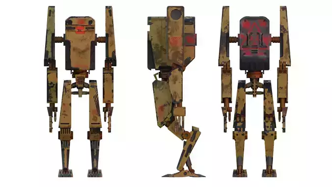 M19 ROBOT CHARACTER 3D model