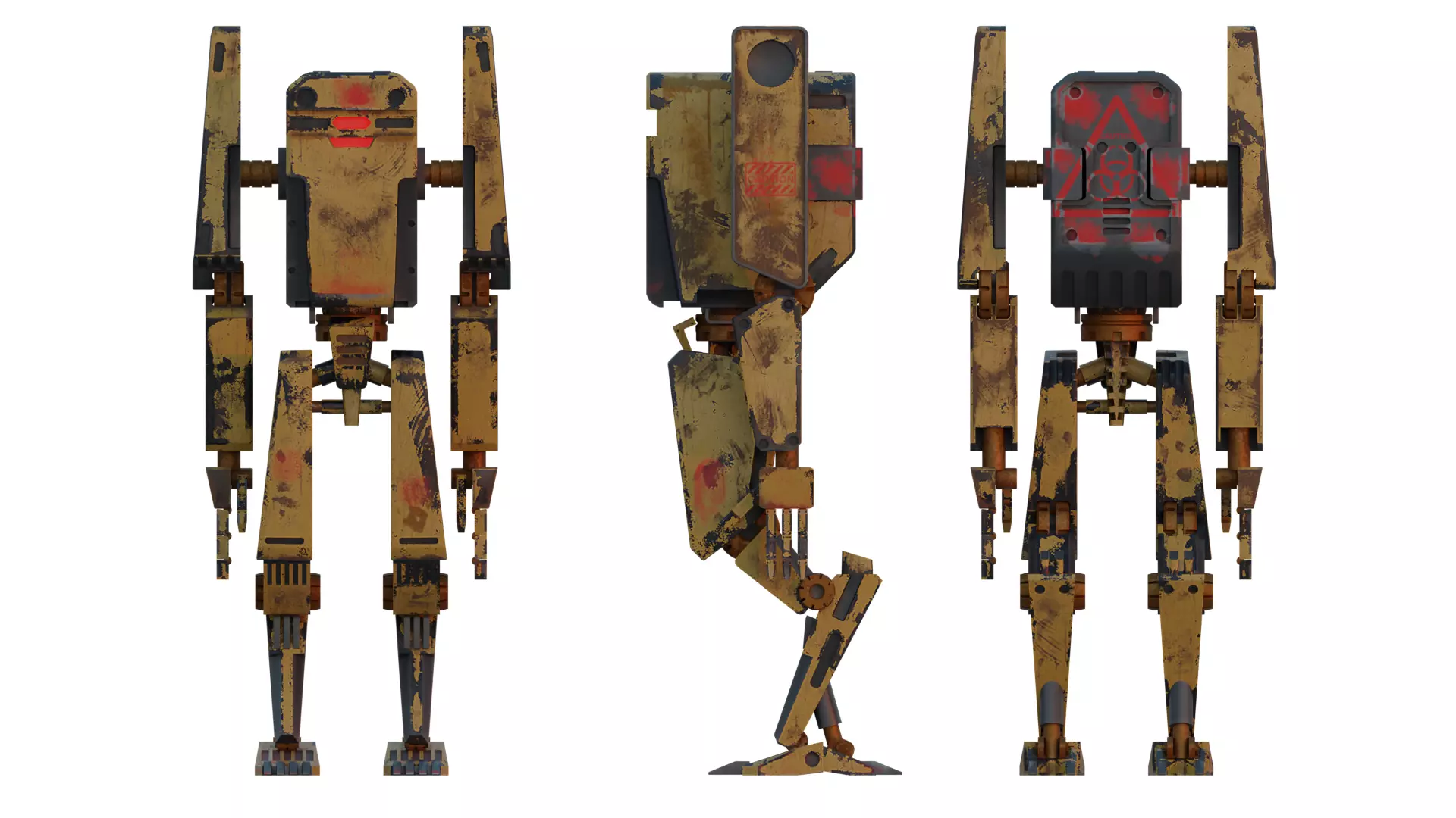 M19 ROBOT CHARACTER 3D model_0