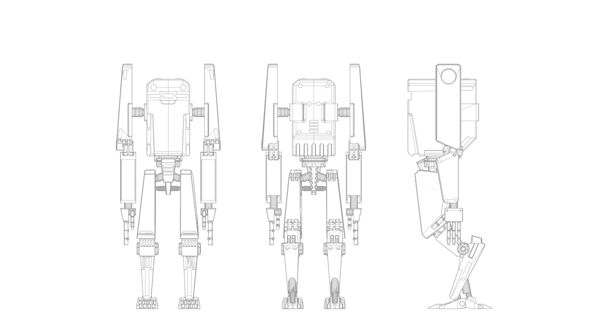 M19 ROBOT CHARACTER 3D model_1