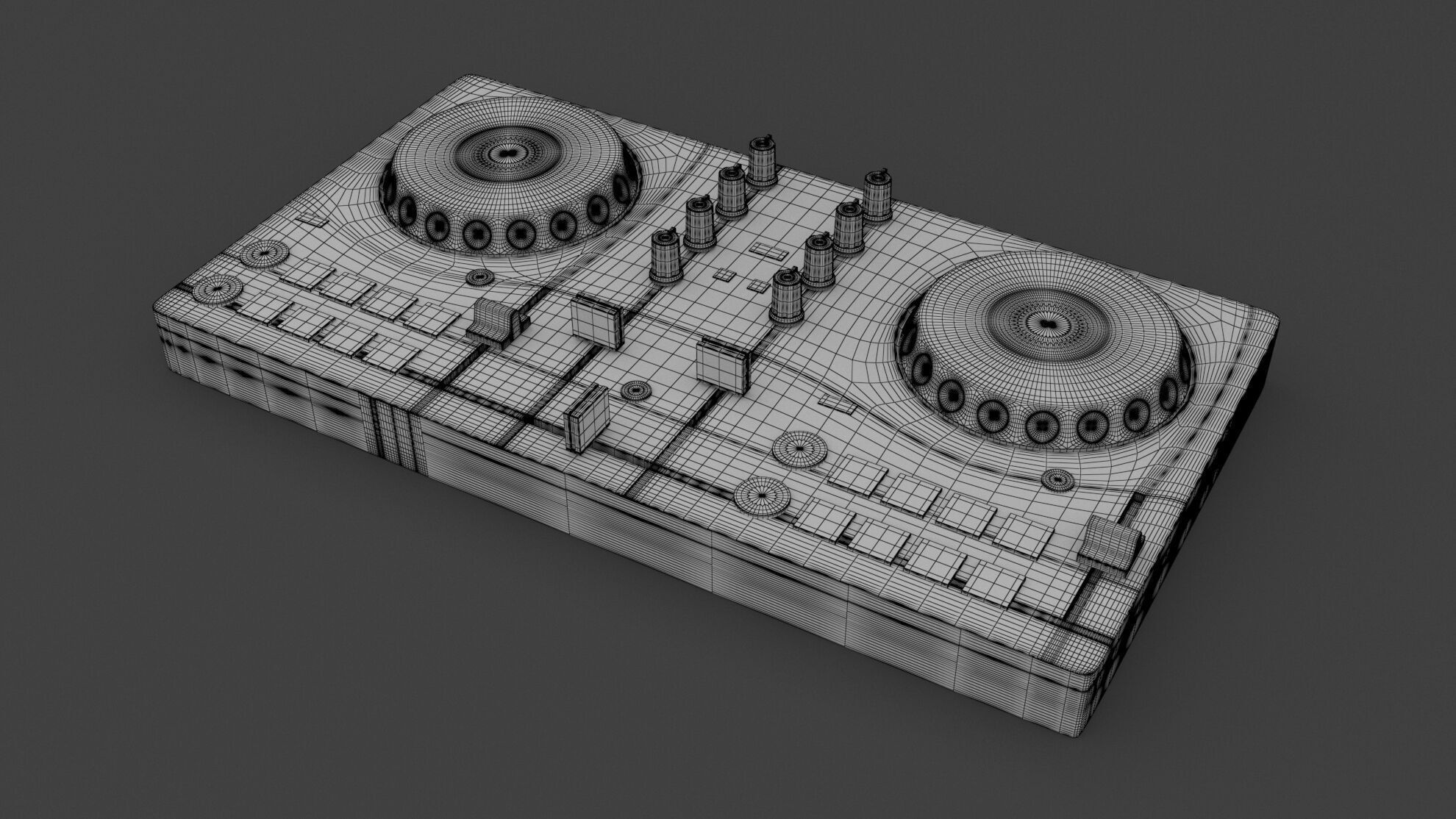 Pioneer AlphaTheta DDJ-FLX2 DJ controller 3D model_7