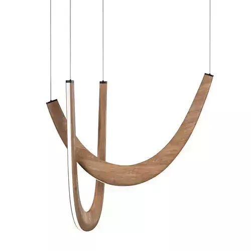 U Wooden Pendant Lamp