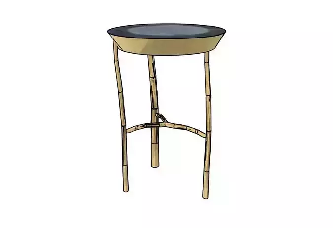 Droplet Side Table by Ironies