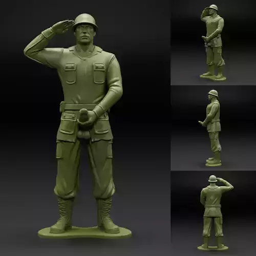 Toy Soldier - Major Package - Adult Army Man NSFW Toy US Army 3D print model