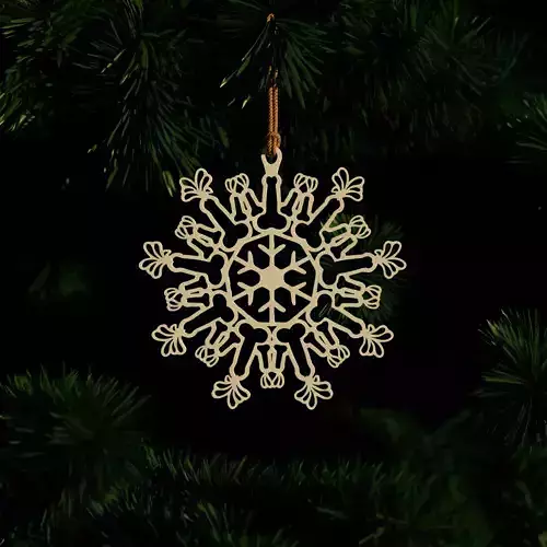 Penis Snowflake Improved NEW 3D print model