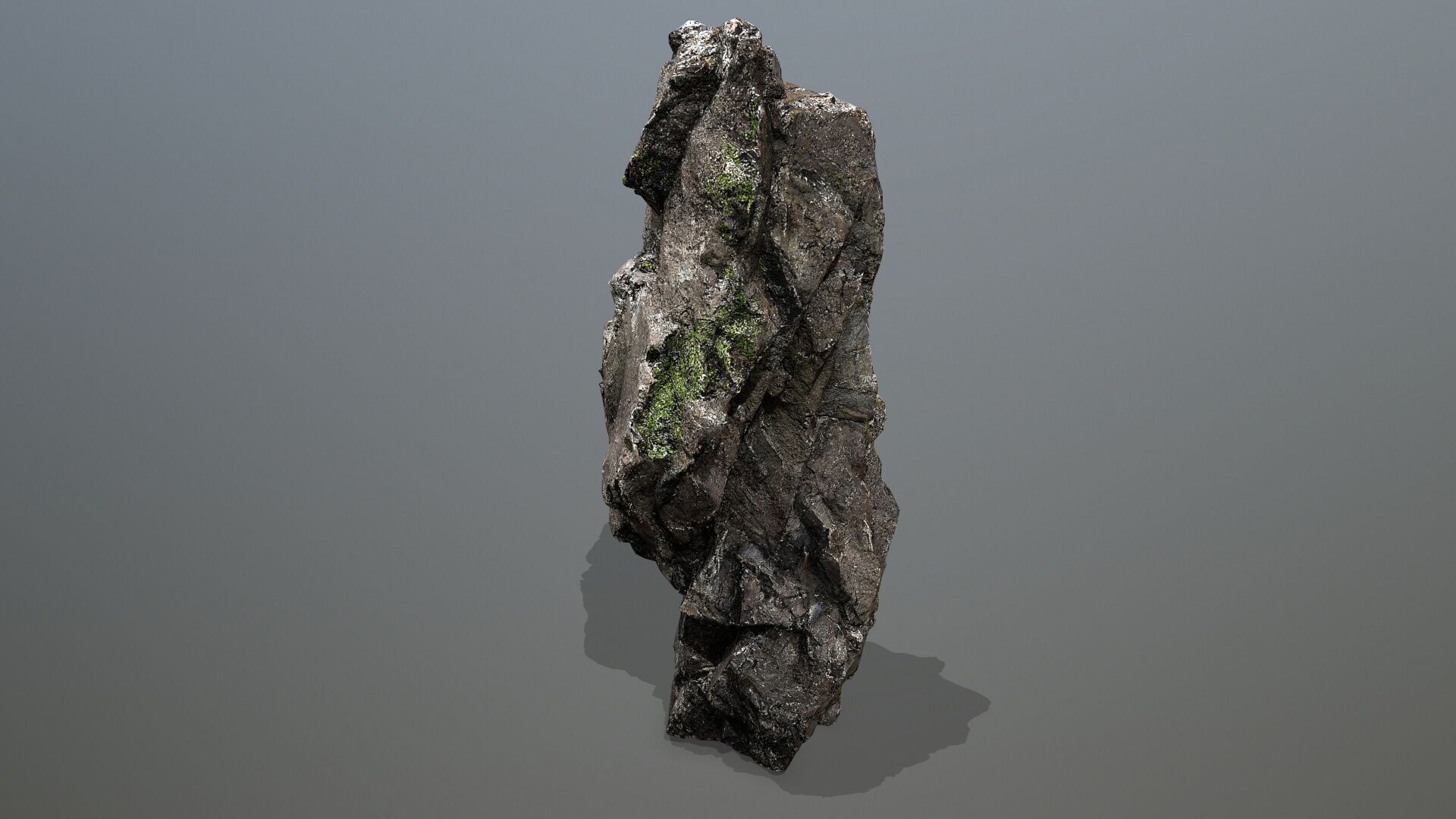 cliff rocks Low-poly 3D model_13