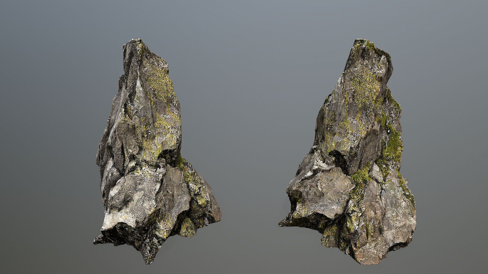 cliff rocks Low-poly 3D model_22