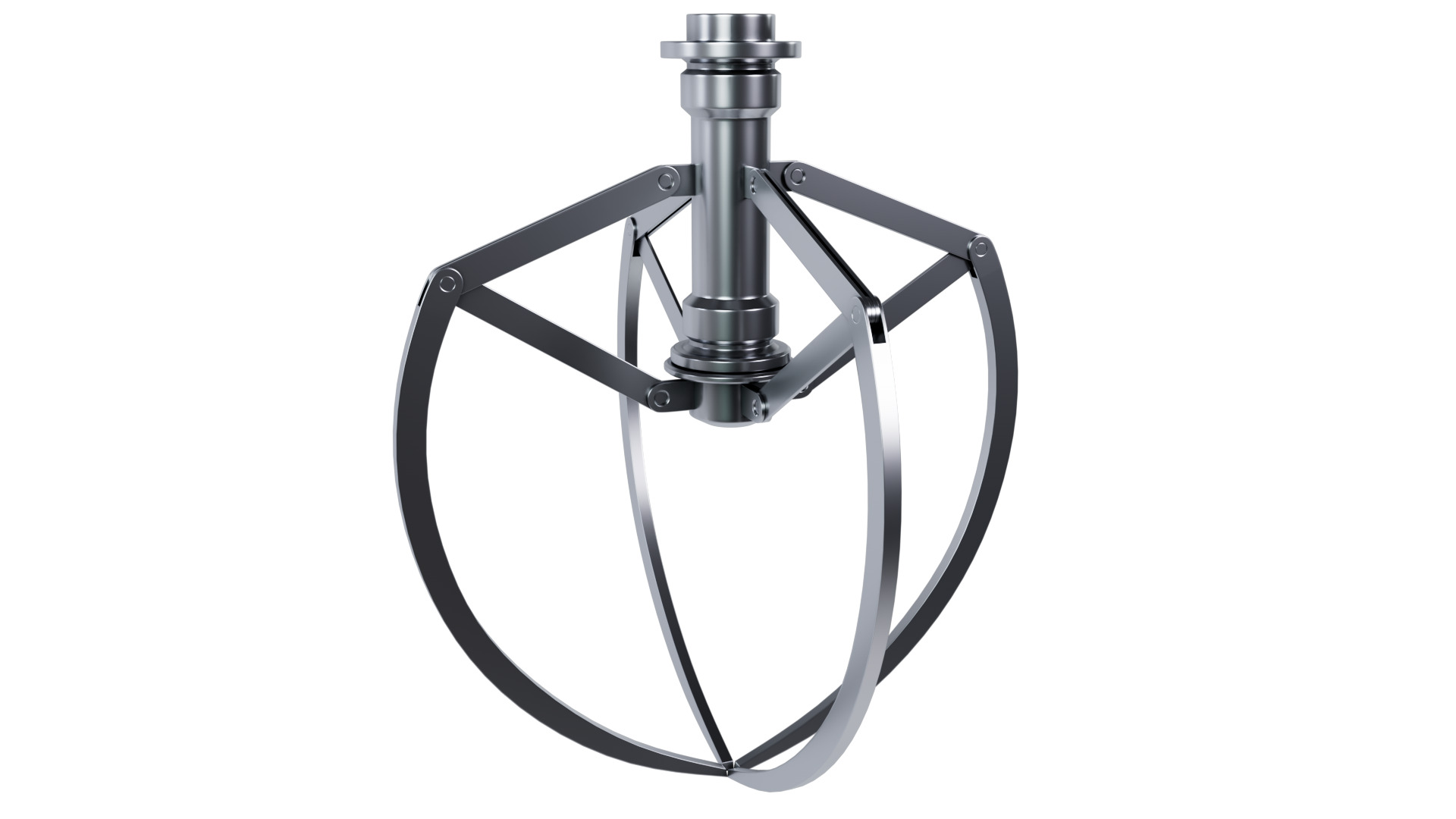 Metal Claw 19 with RIG 3D model_4